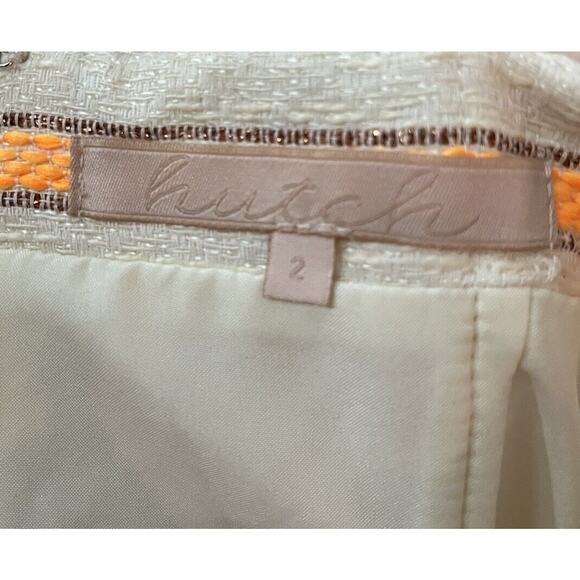 Anthro Hutch Multicolor Striped Strapless Fit and Flare Women's Dress Size 2 - Picture 3 of 5